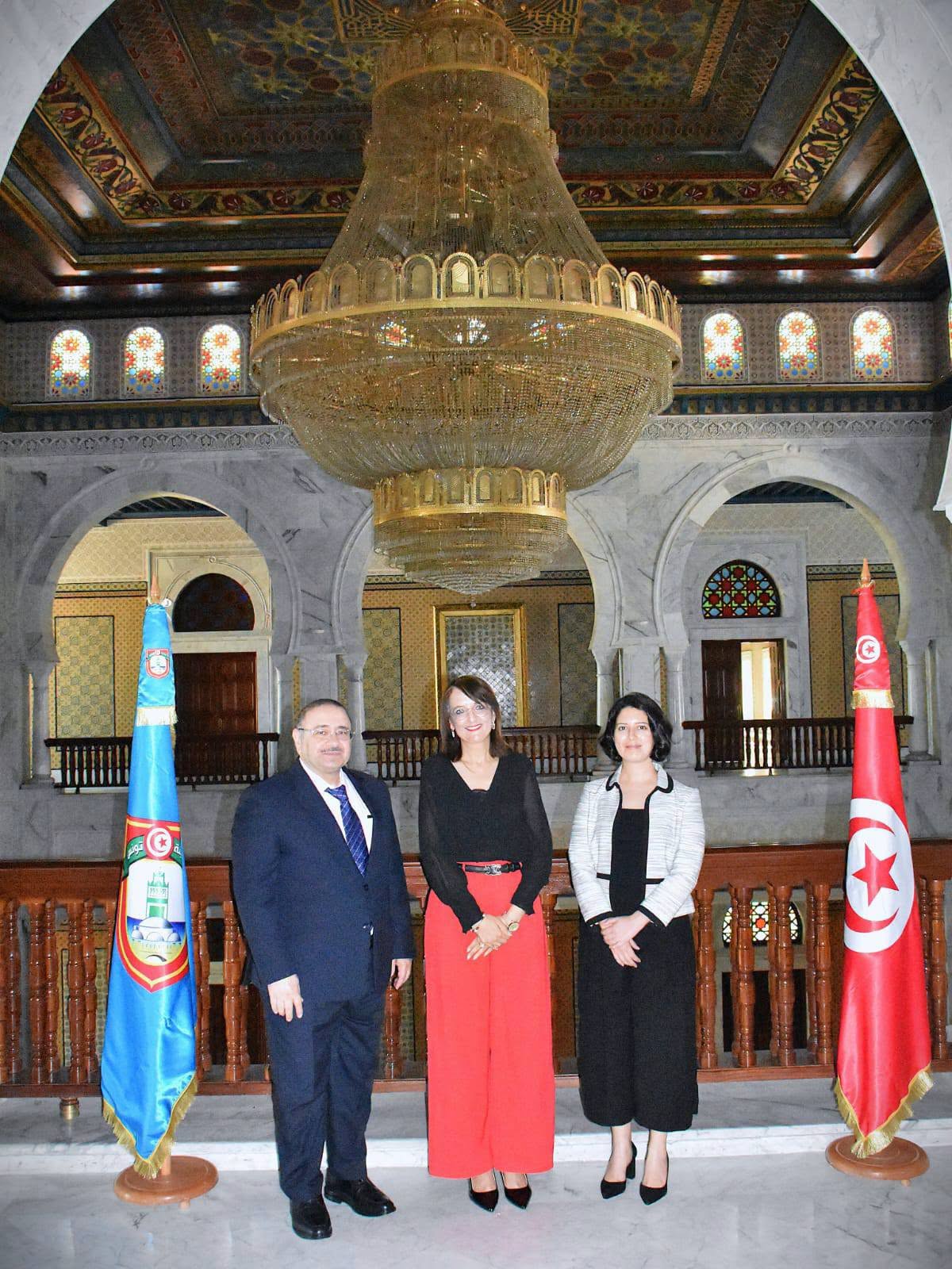 Visite d’une délégation de l’Institut arabe pour le développement des villes.